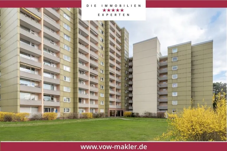 Immobilienangebot - Braunschweig - Alle - Gepflegte 2-Zimmer-Wohnung mit Weitblick in Braunschweig!