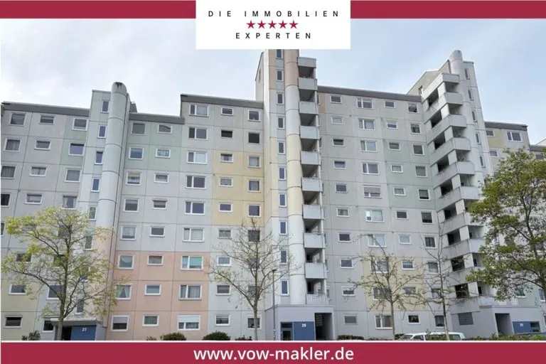 Immobilienangebot - Wolfsburg - Alle - Modern wohnen mit Weitblick – freie 3-Zimmer-Wohnung mit Balkon und Einbauküche in Wolfsburg